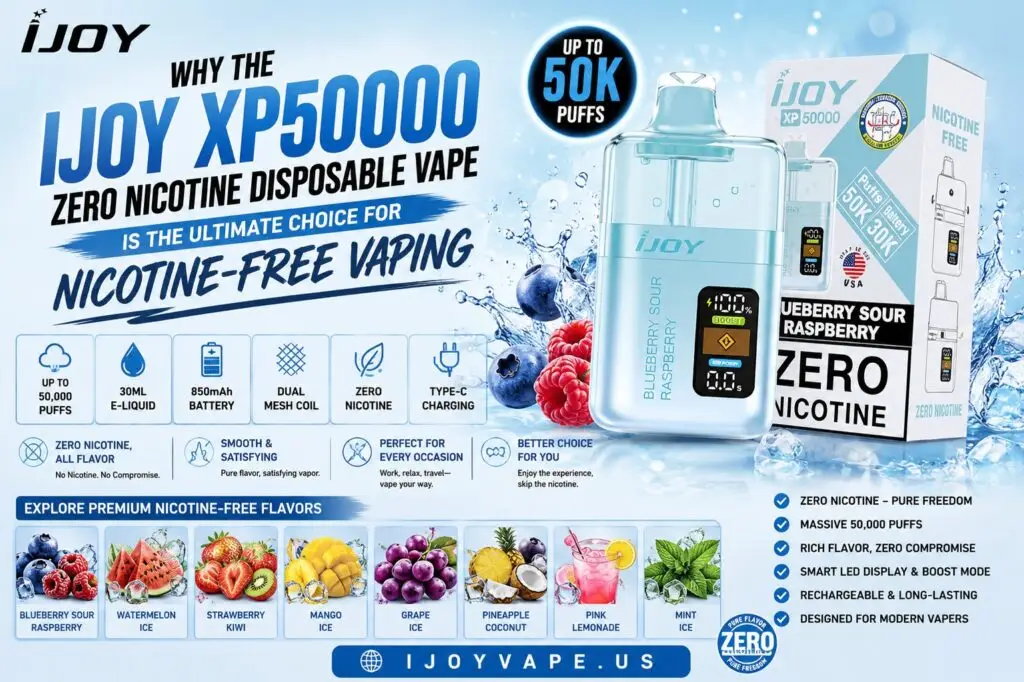 Ijoy XP50000 Puffs Zero Nicotine